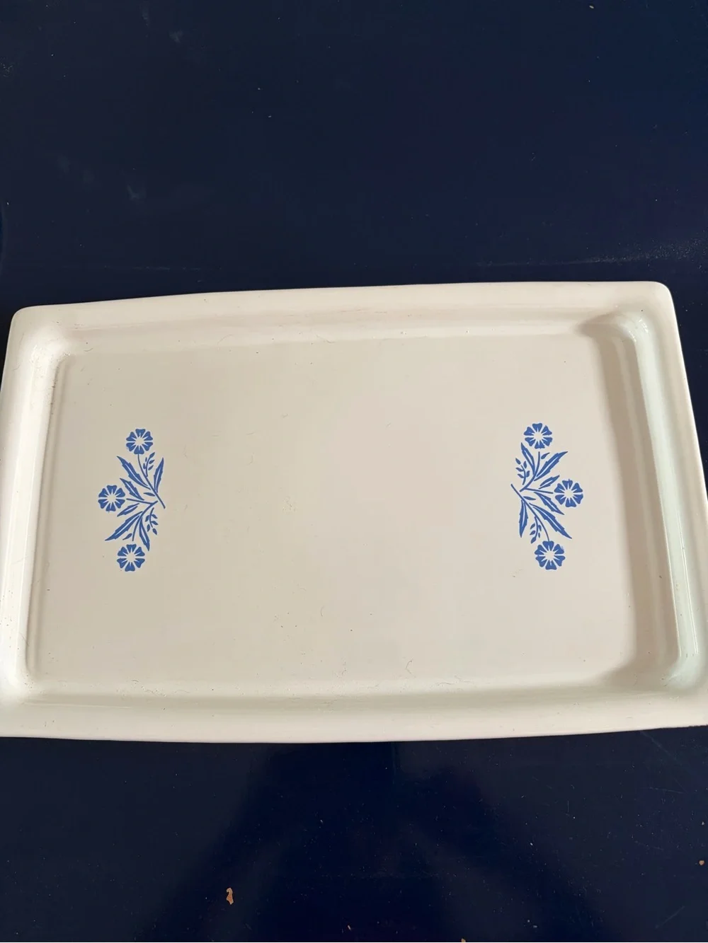 Vintage 1970's Corning Ware P-309 Blue Cornflower Ovenware Pair